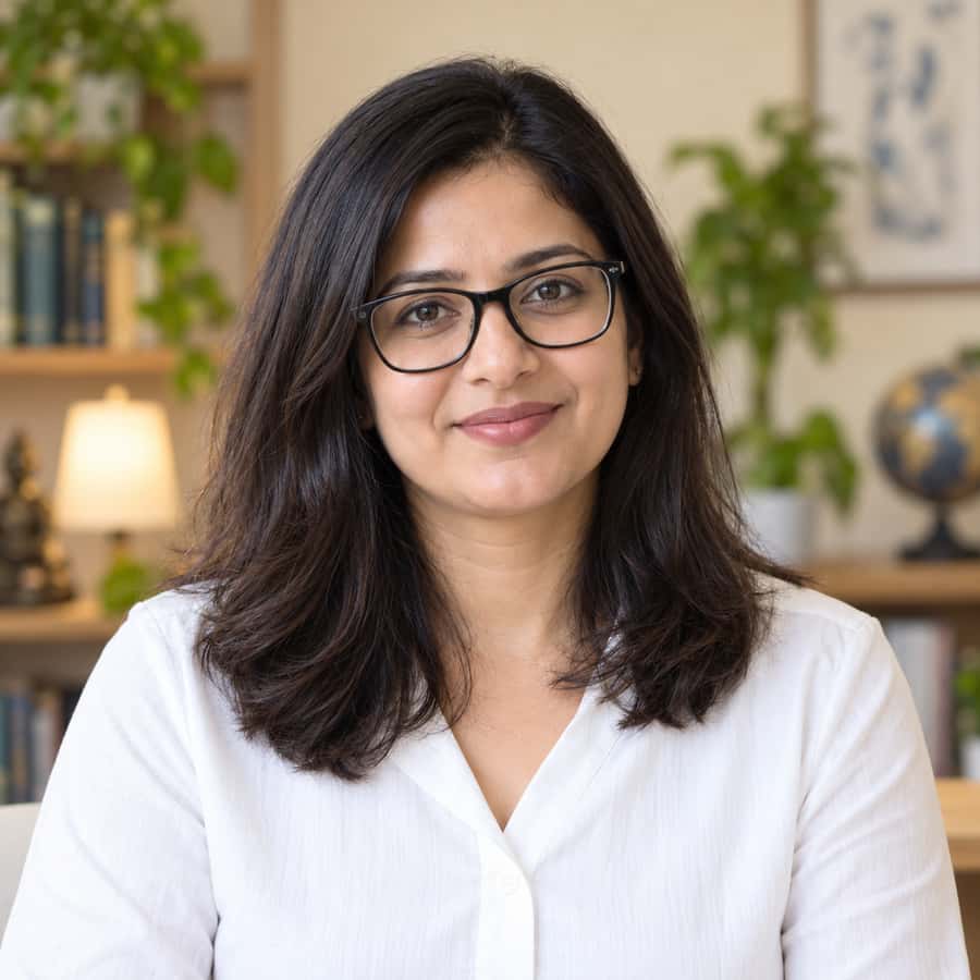 Illustrative portrait of Priya